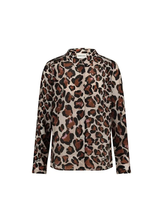 Modische Leoparden-Bluse