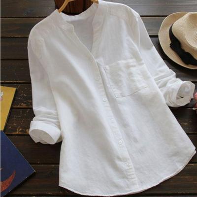 Xeti | bluse aus leinen-baumwolle